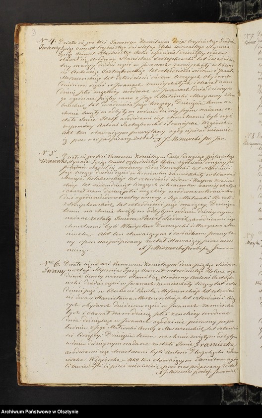 image.from.unit.number "Duplikat Skaładający się z 3-ech Oddziałow z Akt Urodzeń, d-o Zaslubień, d-o Zejscia Parafii Janowieckiej przeznaczony do zapisywania Akt wspomnianych na rok 1840"