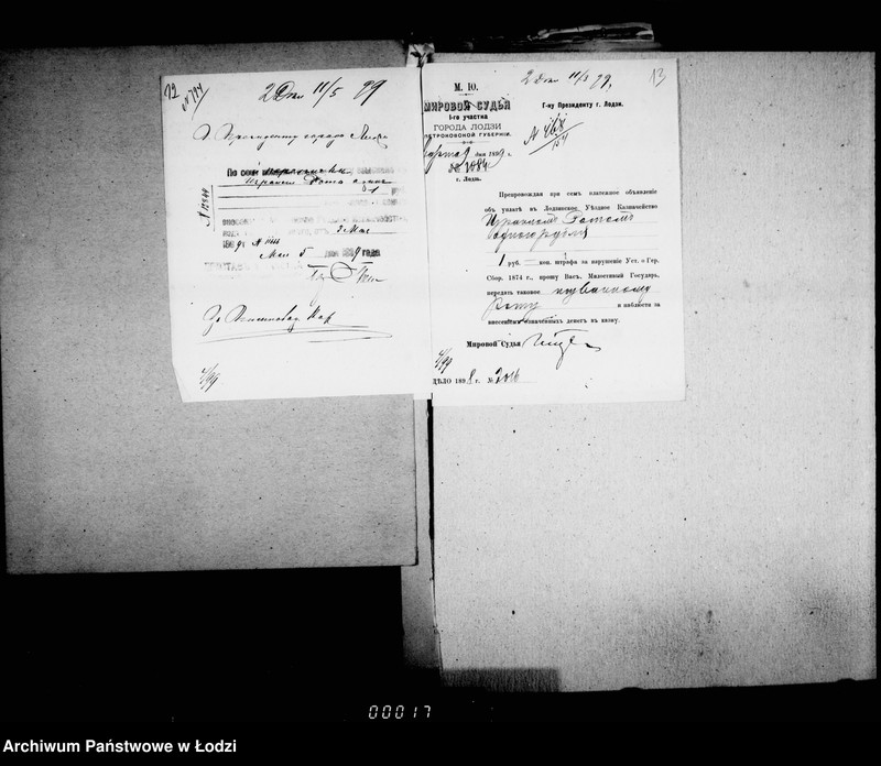 Obraz 15 z jednostki "O vzyskanji gerbovych štrafov"