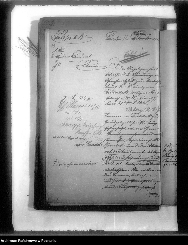 image.from.unit.number "Die Bildung der Draenage-Genossenschaft Deutschock im Kreise Schroda Trzek"