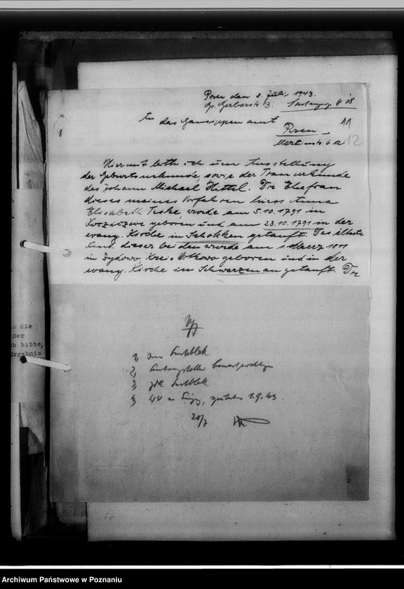 Obraz 16 z jednostki "[Korespondencja w sprawach poszukiwań genealogicznych]"