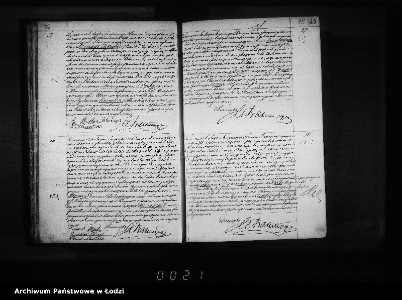 Obraz 19 z jednostki "Akta urodzeń, małżeństw i zgonów"