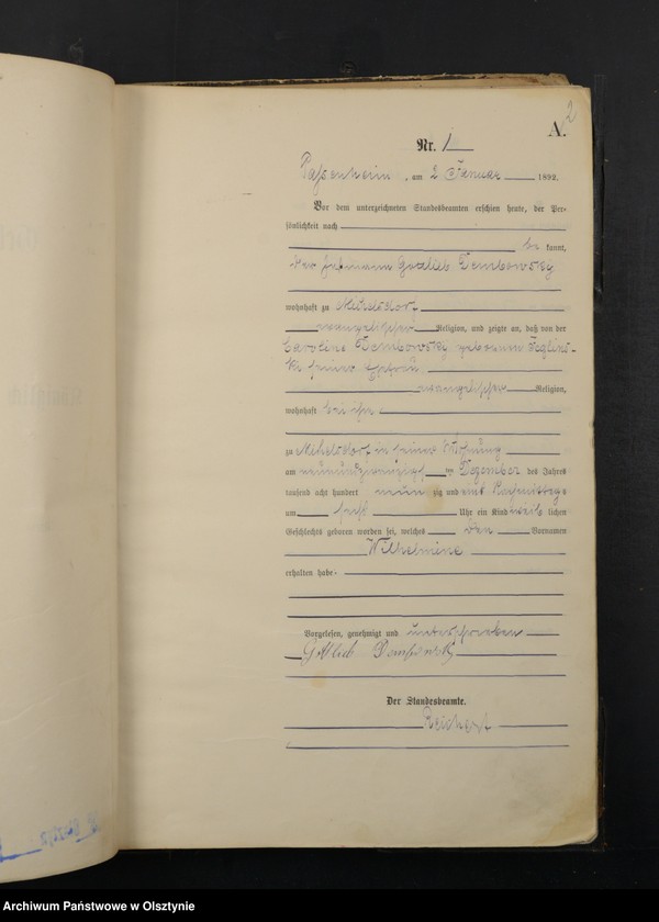 image.from.unit.number "Geburts-Haupt-Register Nr 1 - 205"