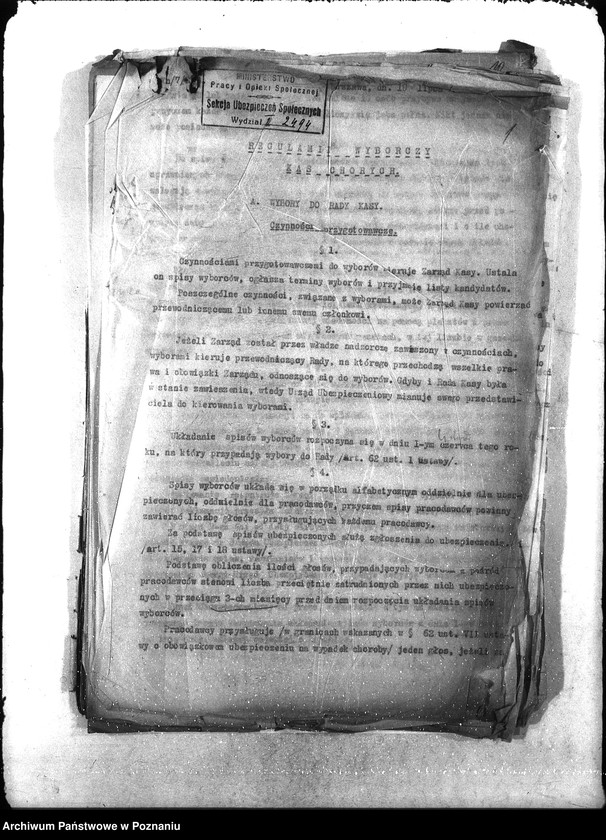 Obraz 5 z jednostki "Regulamin wyborczy i wybory do kas chorych."