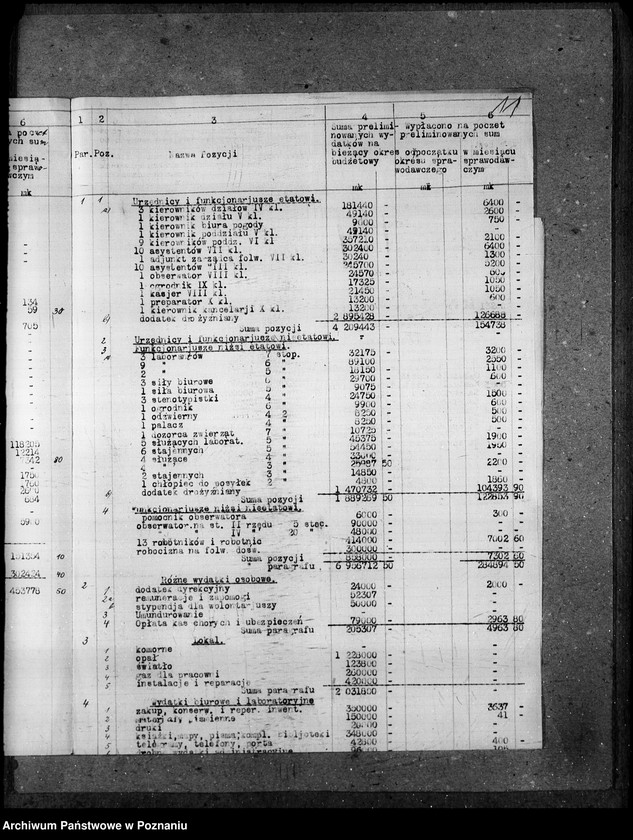 Obraz 17 z jednostki "Sprawozdania rachunkowe; rok 1920/21"