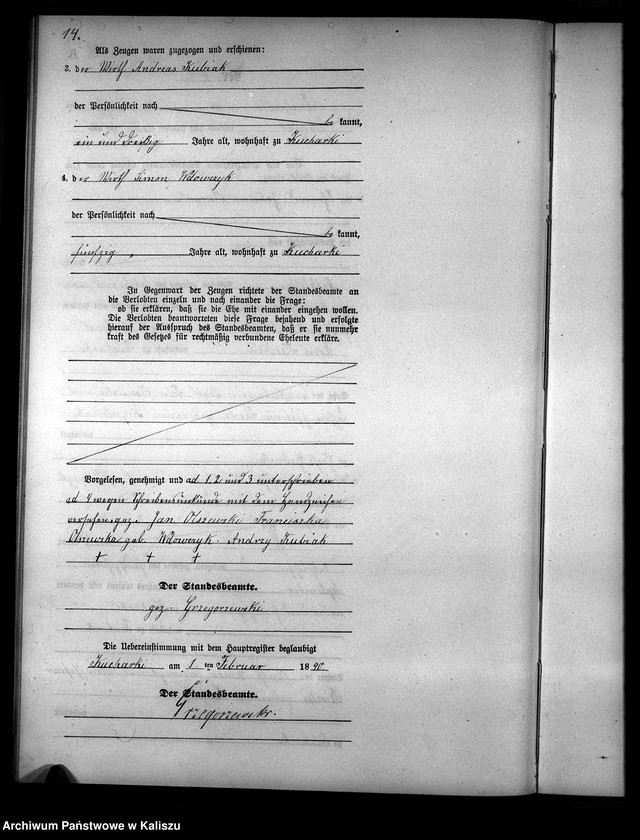 Obraz 18 z jednostki "[Księga małżeństw]"