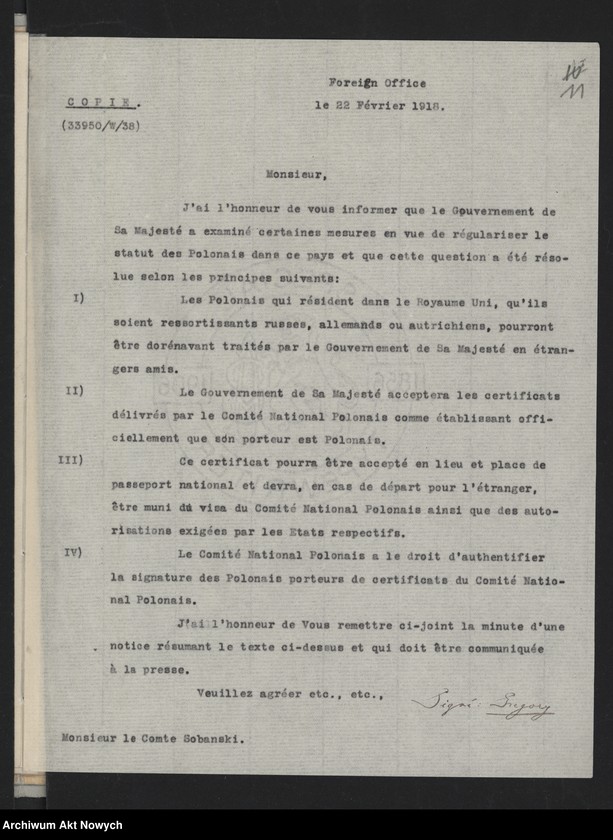 image.from.unit.number "Komitet Narodowy Polski Akta sprawy opieki cywilnej (Urząd Polski Spraw Cywilnych we Francji. Stosunek władz brytyjskich do Polaków. Korespondencja, noty)"