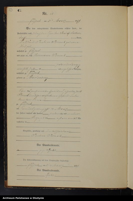 image.from.unit.number "Sterbe-Neben-Register Nr 1 - 76"