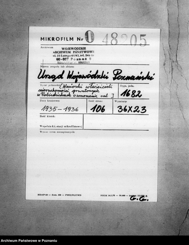 Obraz 2 z jednostki "/Wnioski właścicieli nieruchomości gruntowych w Pobiedziskach o umorzenie rat rentowych"