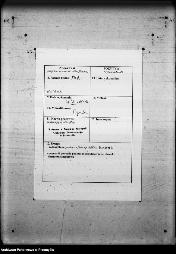 Obraz 3 z jednostki "[Kopie ksiąg metrykalnych parafii Małnów (dekanat Mościska)]"