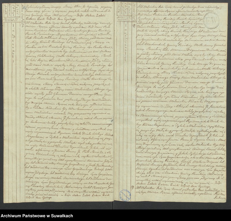 image.from.unit.number "Akta małżeńskie gminy puńskiey od pierwszego stycznia do dnia ostatniego grudnia 1815 roku."