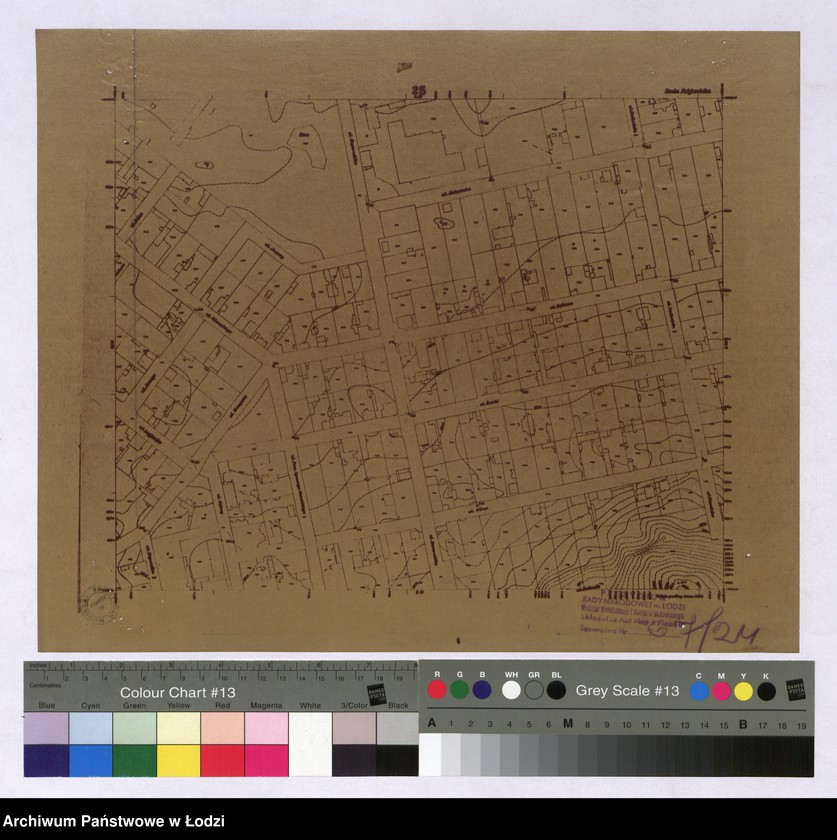 Obraz 1 z jednostki "Plan miasta Rudy Pabianickiej Sekcja 25"