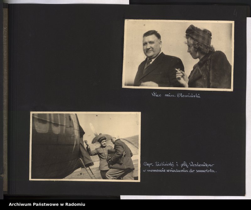 image.from.unit.number "[Album fotograficzny dokumentujący reaktywowanie krajowych połączeń lotniczych przez Polskie Linie Lotnicze "Lot"]"