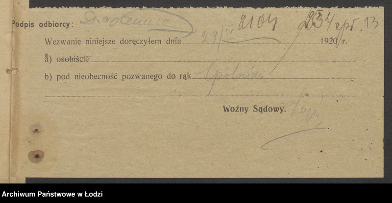 Obraz 15 z jednostki "„Union” – Feliks Wassercug, Jan Landau, Salomon Nowiński – dom komisowo - licytacyjny"