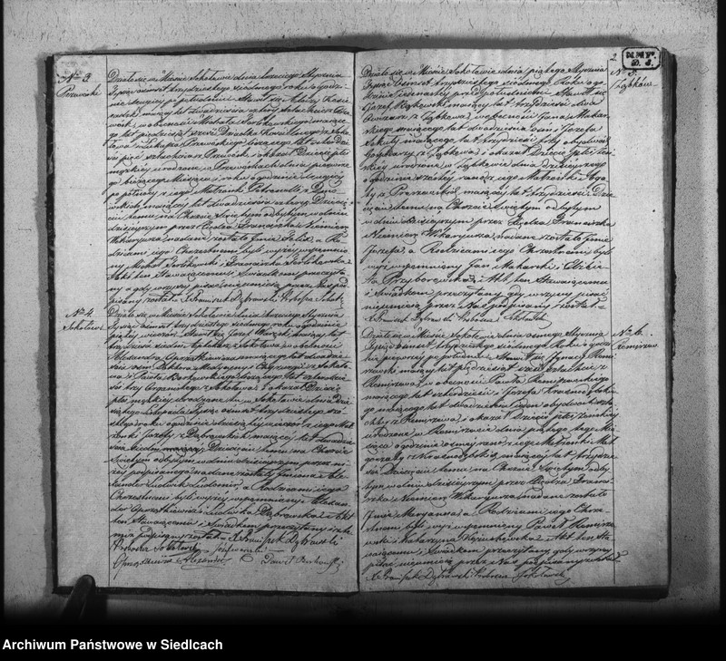 Obraz z jednostki "[Akta urodzeń, małżeństw, zgonów]"