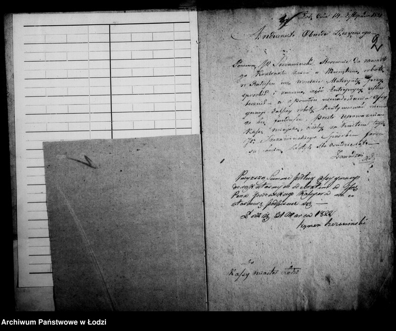 Obraz 7 z jednostki "Akta tyczące się budowy II-ego ratusza w mieście Łodzi"