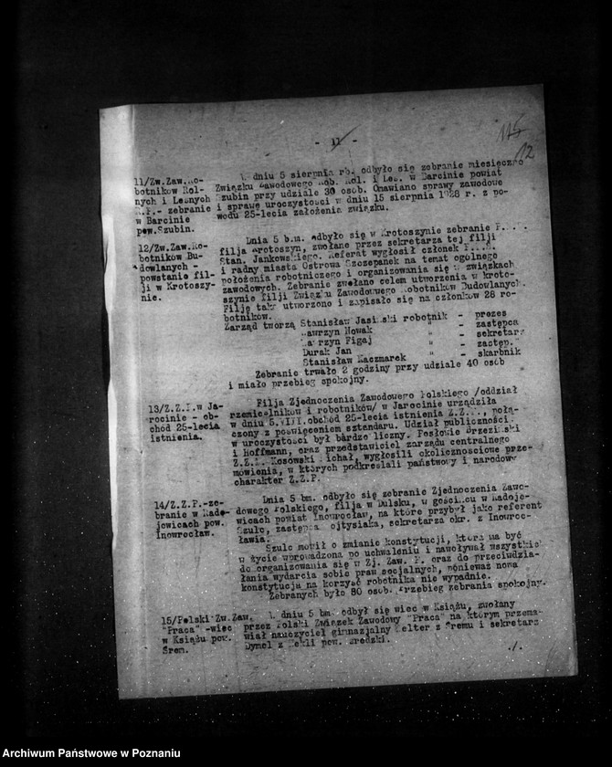 Obraz 16 z jednostki "Sprawozdania sytuacyjne tygodniowe za czas od 3 sierpnia do 30 sierpnia 1928 r."