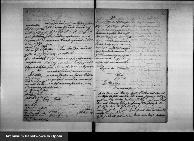 Obraz 20 z jednostki "Acta des Magistrats zu Oppeln betreffend die Anstellung eines Thurmwächters und Hauswarts"