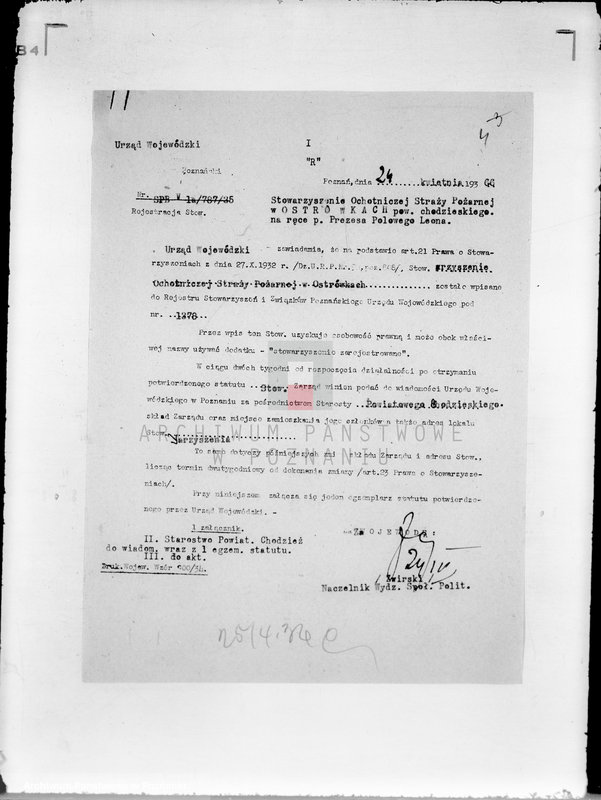 Obraz 8 z jednostki "/Stowarzyszenie ochotniczej straży pożarnej z terenu powiatu chodzieskiego/ miejscowości od litery O-Z"