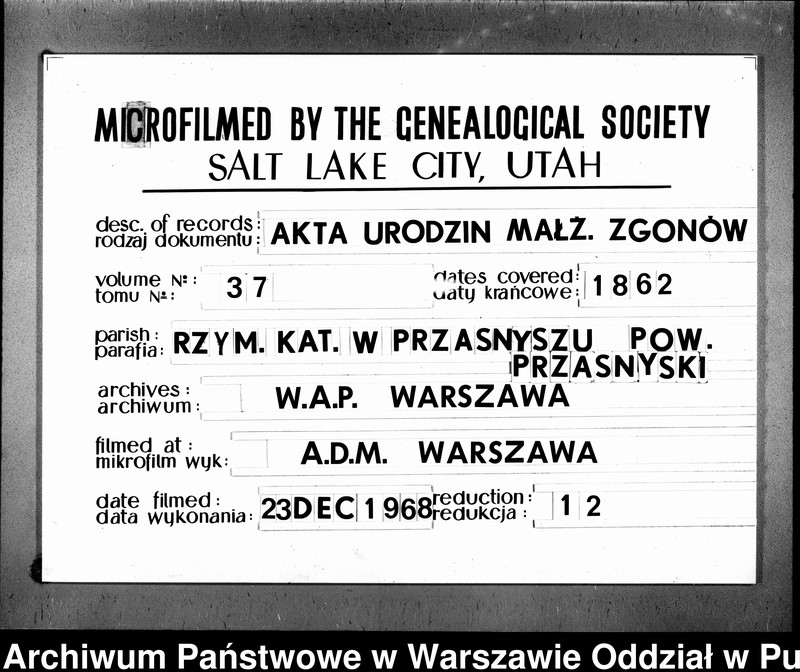 image.from.unit.number "Akta urodzeń, małżeństw, zgonów"