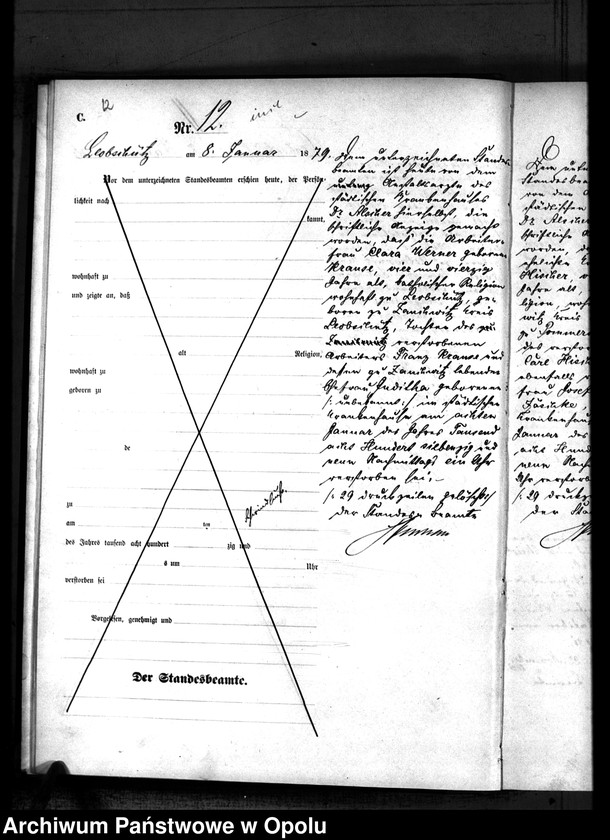 image.from.unit.number "[Urząd Stanu Cywilnego w Głubczycach. Ksiega zgonów za rok 1879]"