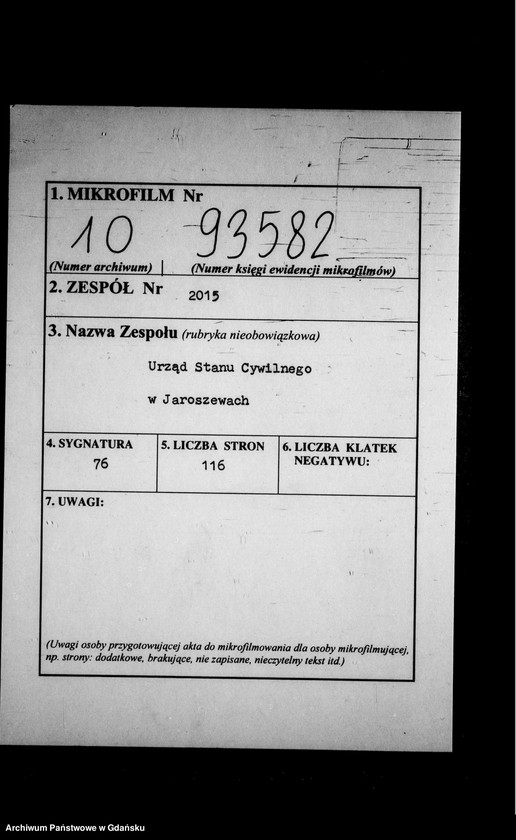 Obraz 2 z jednostki "Księga urodzeń"