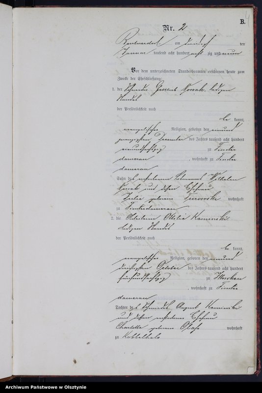 image.from.unit.number "Heiraths-Haupt-Register Nr 1 - 53"