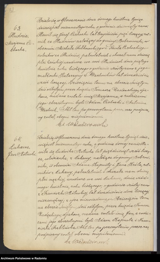 image.from.unit.number "Urząd Stanu Cywilnego w Głowaczowie Akta urodzeń, małżeństw, zgonów 1918 rok"