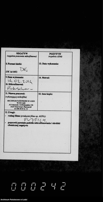 Obraz 3 z jednostki "O nedoimkach po knigam Lodzinskago Uezdnago Kaznačejstva za I polovinu 1901 goda"