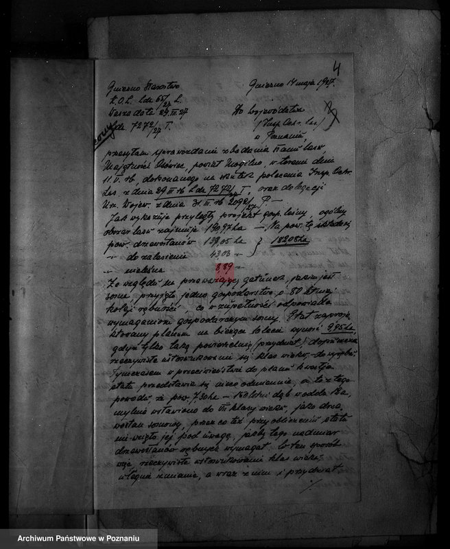 Obraz 8 z jednostki "Majętność /leśna Ossowiec/ powiat mogileński"