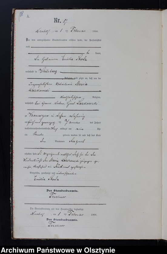 image.from.unit.number "Geburts -Neben-Register Nr.1-129"