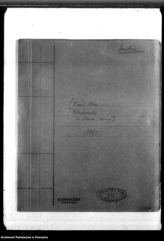 Obraz 4 z jednostki "Emil Hanz - Ritschenwalde, Kreis Obornik (Oborniki)"