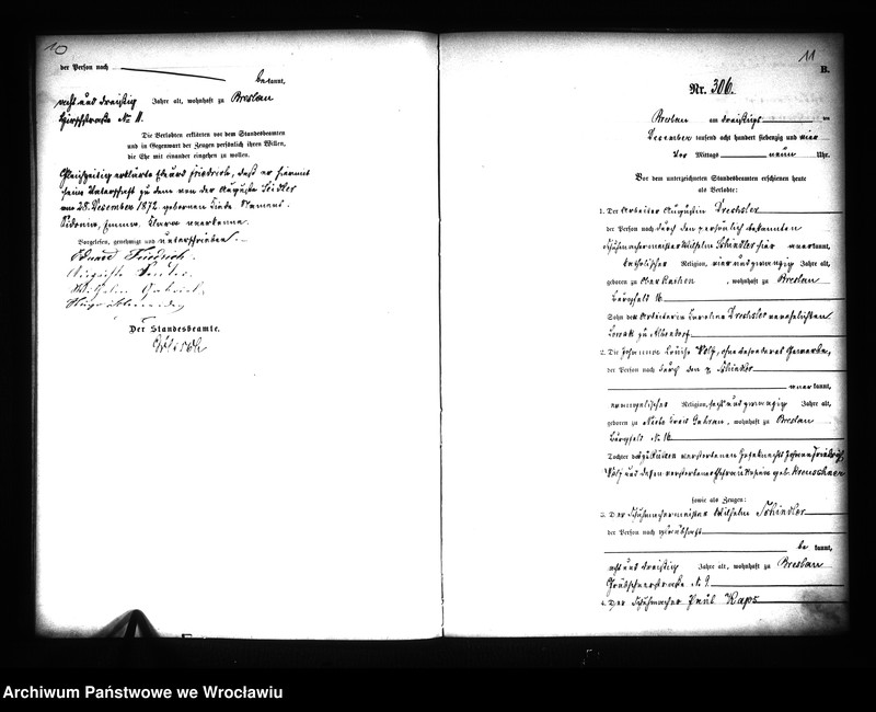 image.from.unit.number "Heiraths-Haupt-Register Breslau I 1874 Band 2"