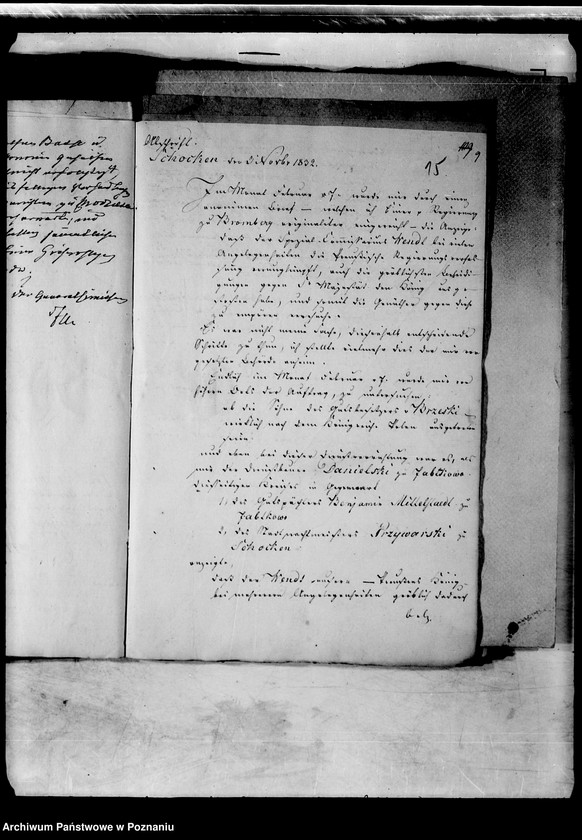 Obraz 19 z jednostki "Akta in Denuntiationssachen wider den Oekonomiekommissarius Wendt zu Wągrowiec."