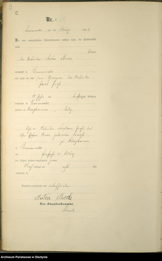 image.from.unit.number "Sterbe-Haupt-Register Nr 1 - 43"