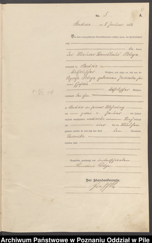 image.from.unit.number "Księga urodzeń"