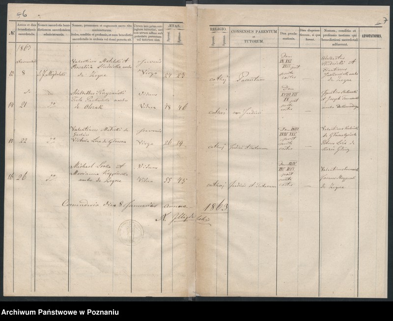 Obraz 5 z jednostki "Księga małżeństw"