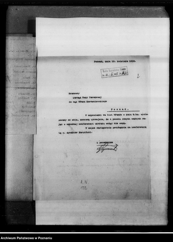 image.from.unit.number "Korespondencja różna, w tym dotycząca funduszów publicznych."