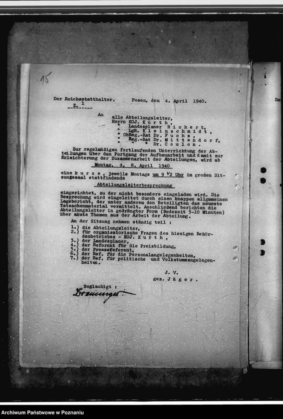 Obraz 19 z jednostki "Abteilungsleiterbesprechungen"