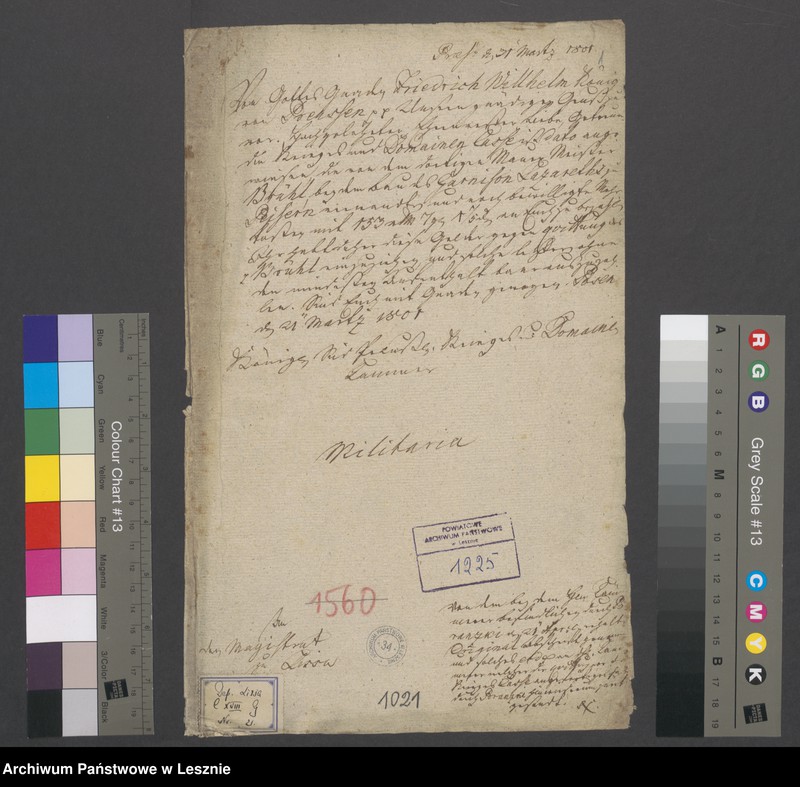 Obraz 3 z jednostki "[Anweisung der Kosten für den Maurermeister Brühl bei dem Bau des Garnisonlazaretts zu Peisern]"