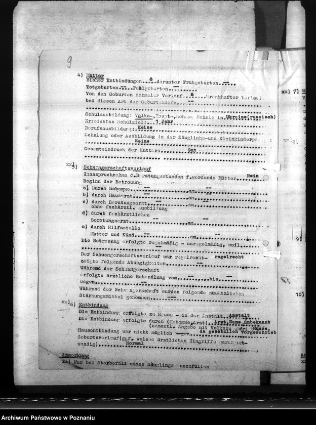 Obraz 14 z jednostki "Ermittelung der Säuglings - Sterbefälle"