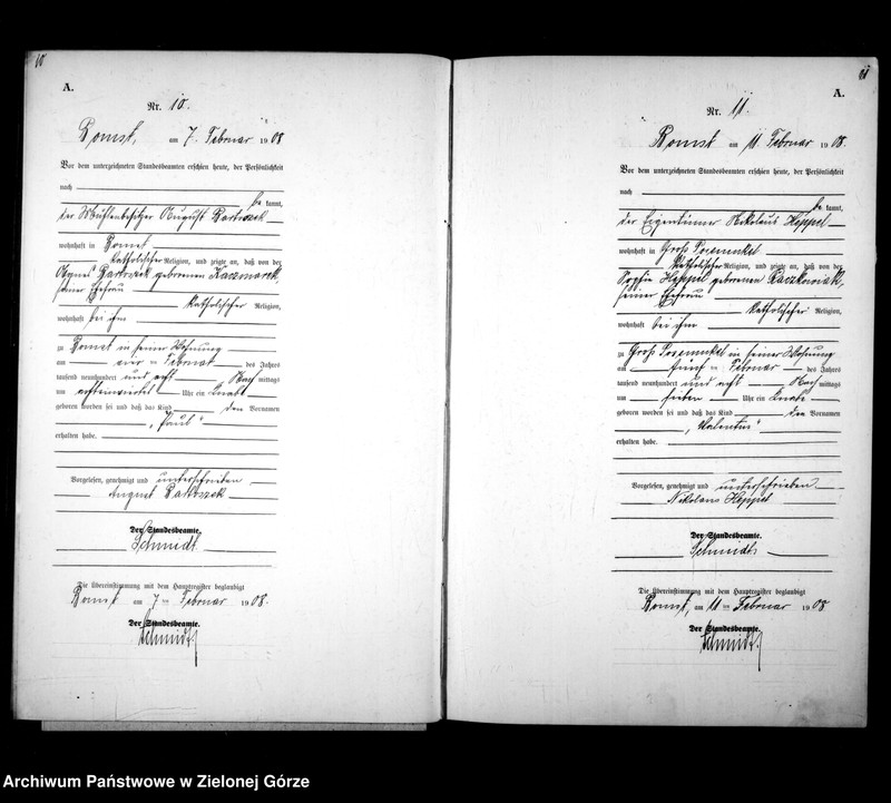 Obraz 11 z jednostki "[Księga urodzeń]"