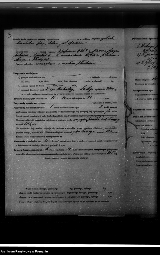 Obraz 7 z jednostki "Towarzystwo robót inżynieryjnych "Tri" w Poznaniu nr fabryczny kotła 10205 nr porz. 5515"