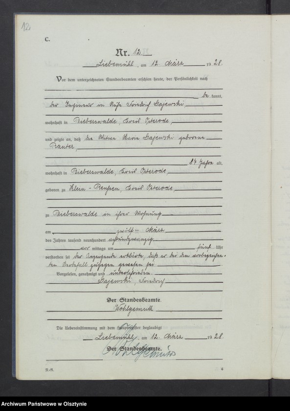 image.from.unit.number "Sterbe-Neben-Register Nr 1 - 42"