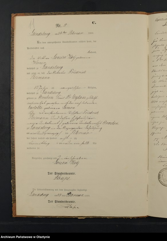 image.from.unit.number "Sterbe-Neben-Register Nr 1 - 66"