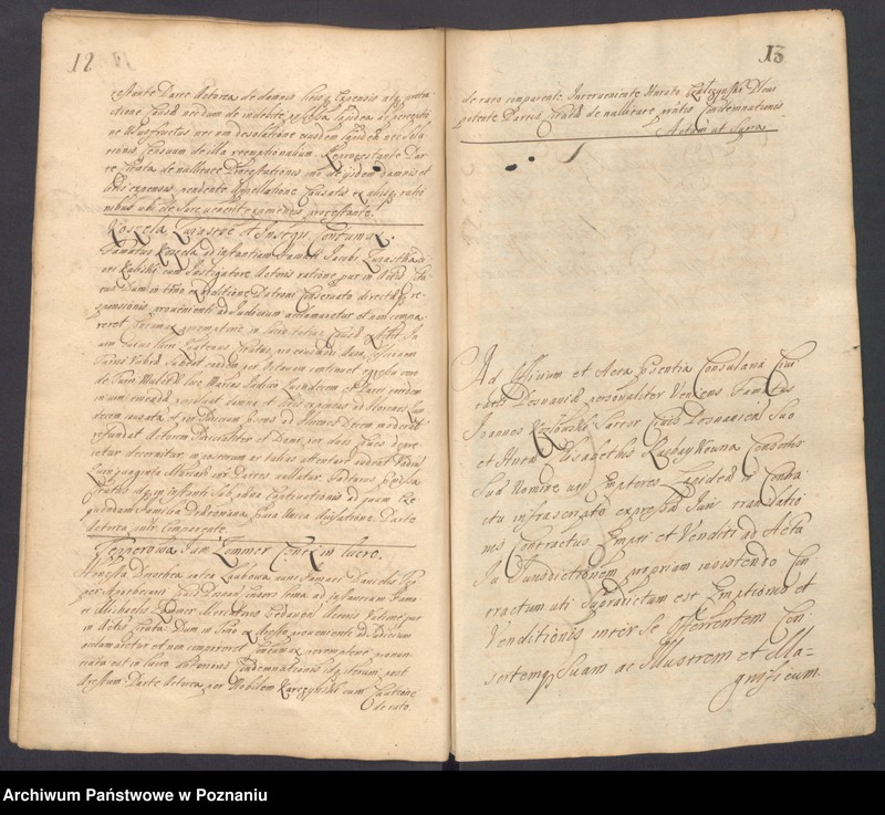 Obraz 13 z jednostki "Acta officii consularis civitatis Posnaniae."