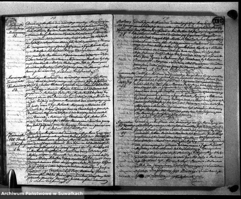image.from.unit.number "Duplikat Aktów Urodzonych Zaślubionych y Zmarłych Osób w ciągu całego Roku 1838 Parafij Katolickiey Mirosław"