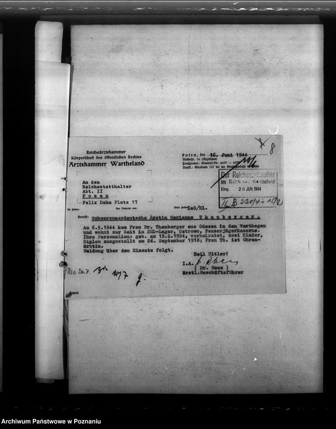 Obraz 12 z jednostki "Notdienstverpflichtung der Ärzte"