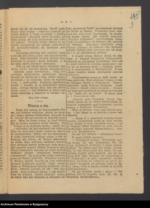 Obraz 5 z jednostki "[Druki wydawane przez Komendę Główną Zachodniej Straży Obywatelskiej w Poznaniu]"