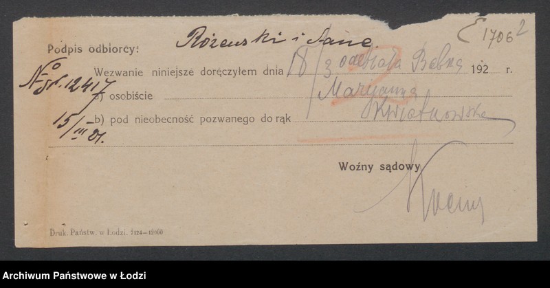 Obraz 4 z jednostki "Mieczysław Różewski- sprzedaż węgla"