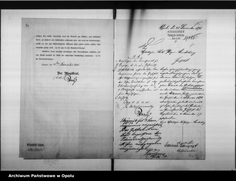 Obraz 15 z jednostki "Acta des Magistrats zu Oppeln betreffend die Gastwirtschaft an der Malapaner-Chaussee von Klusche Vol. I"